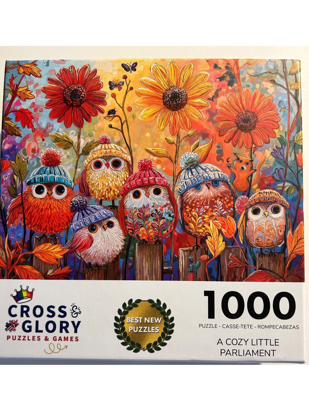 Cross & Glory 1000 Piece Puzzle A Cozy Little Parliament